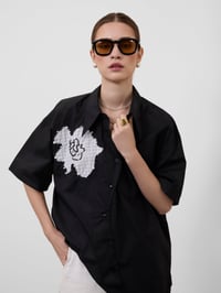 Checkered Flower Shirt