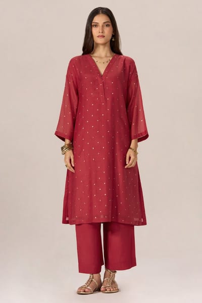 Cardinal Red Festive Co-ord Set