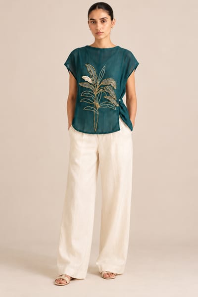 Verdant Bloom Top