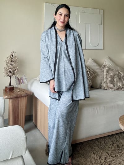 Grey Linen Tunic