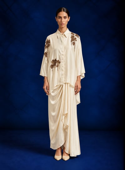 Off-White Ivory Glow Co-ord Set