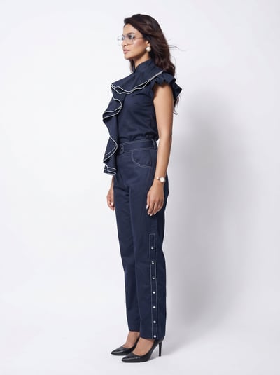 Waterfall Double Drape Top
