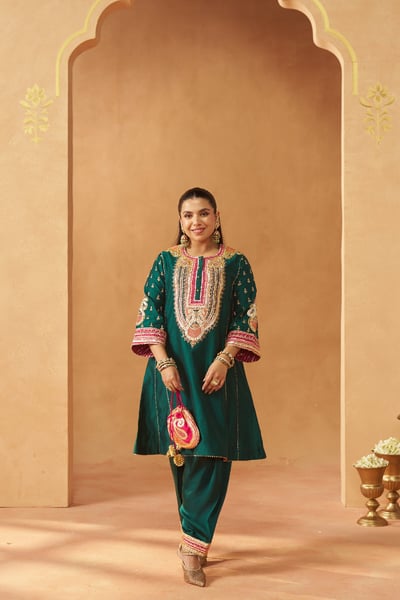 Riva Chauga With Salwar