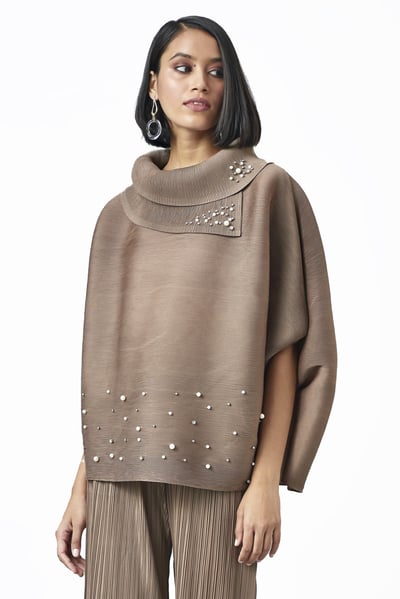 Sloane Pearled Batwing Top