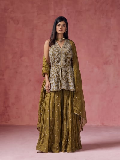 Sana Peplum Short Kurta Set