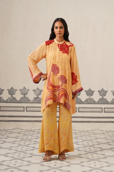 Toccy Crepe Printed Embriodered Matching Set