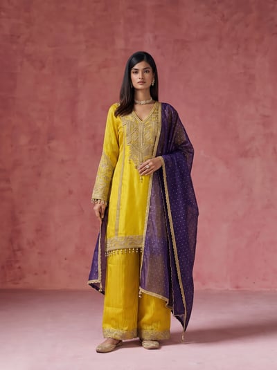 Misha Panel Kurta Set