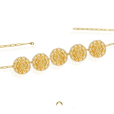 Victorian Filigree Pearl Necklace