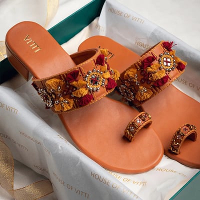 Tawny Tassels Heels