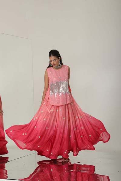 Rukhsar Skirt Set