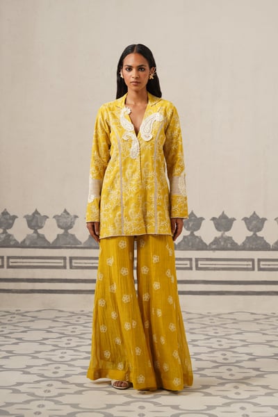 Vedika Muslin Embroidered Matching Set