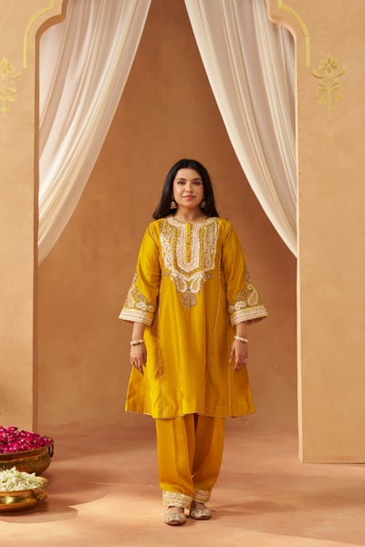 Zimal Chauga With Salwar