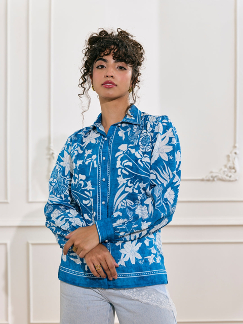 Stephanie Printed Blouse