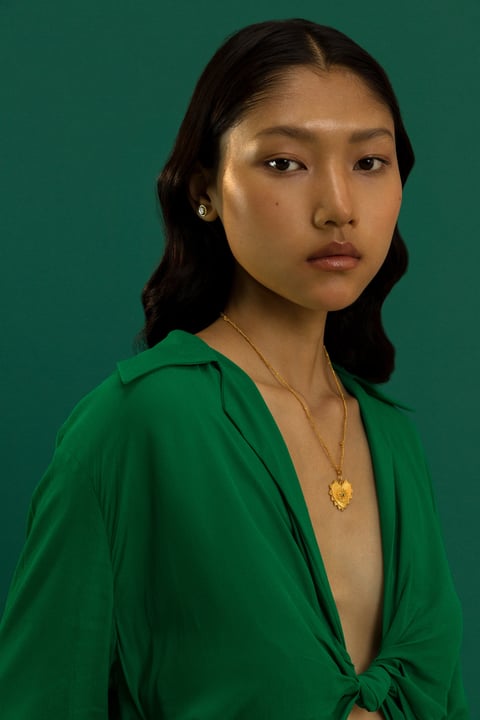 Heart Chakra Charm Necklace