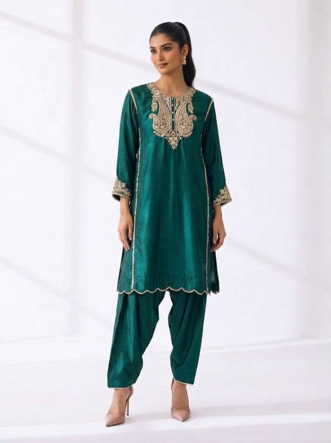 Ayra - Short Chauga With Salwar