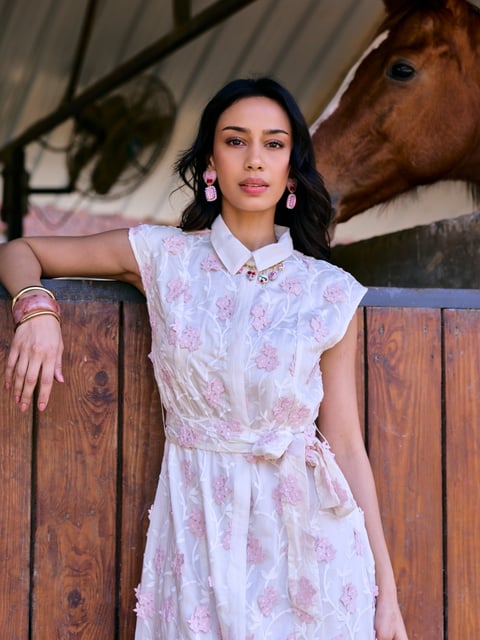 Scarlet 3rd Embroidered Dress