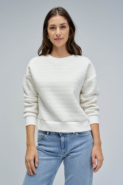 Sweatshirt With Jacquard