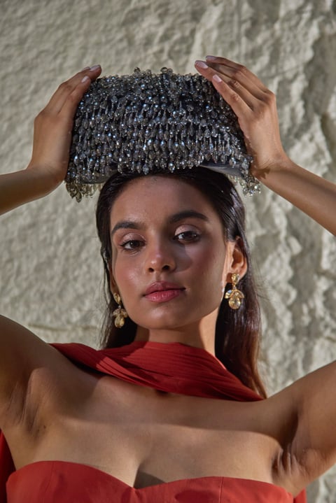 Midnight Drip Cloud Bag