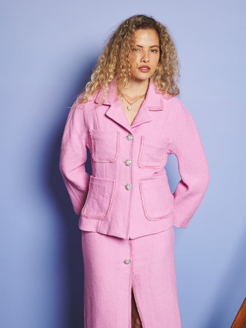 Mira Boucle Fitted Jacket