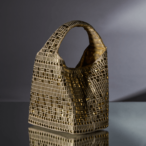 Paris Festive Party Bag Gold Black