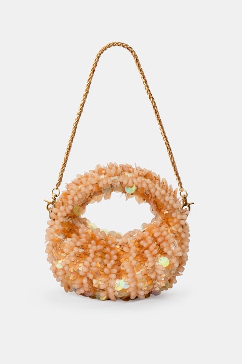 Nectar Bloom Mini Beaded Bag