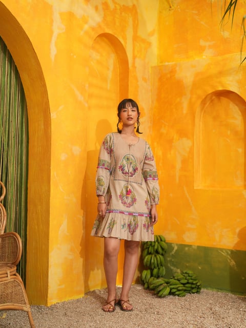 Palm Paradise Short Dress