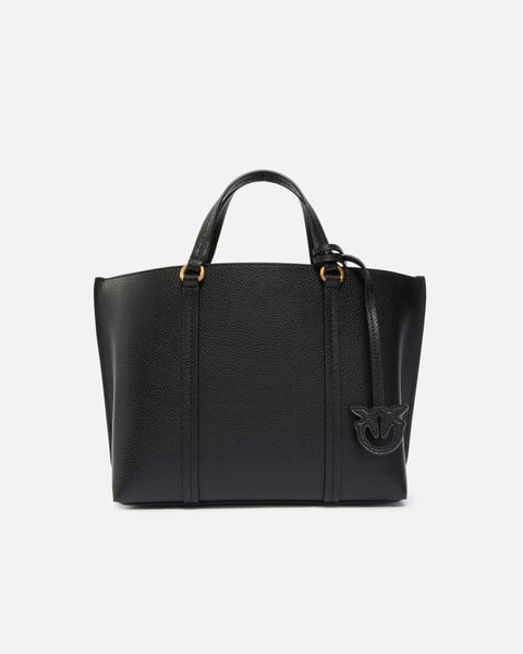 Large Shopper Bag in Drummed Leather