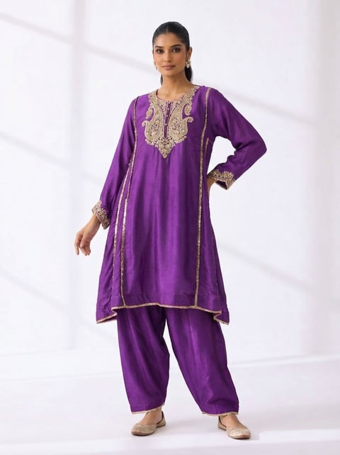 Ayra - Short Chauga With Salwar