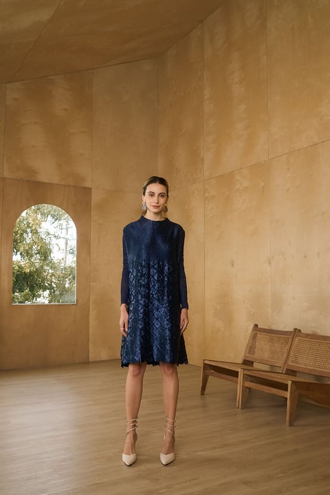 Mermaid Textured Dress