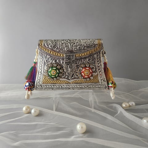Multi Meenakari Bag