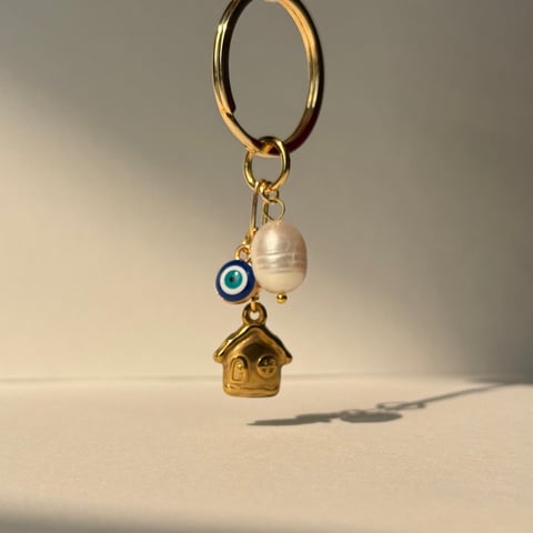 House Warming Key Chain