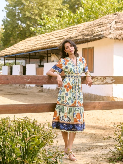 Kat Printed Maxi Dress