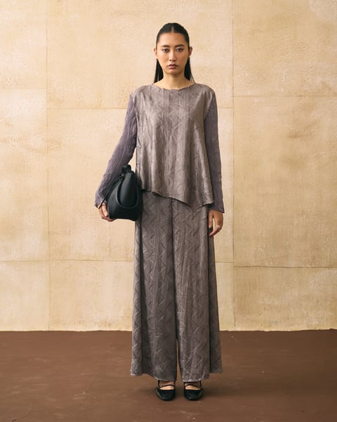 Grey Elina Coord Set