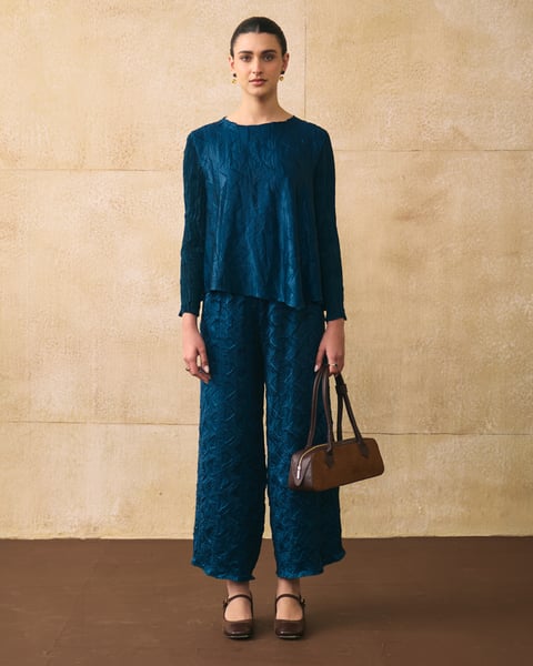 Blue Elina Coord Set