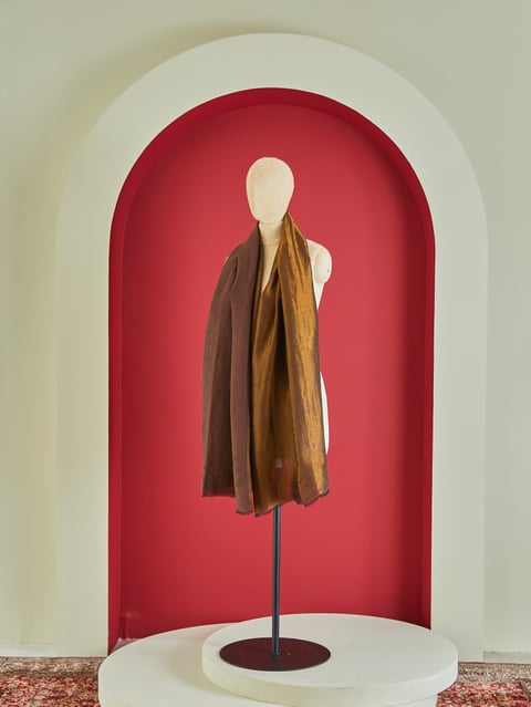 Wool Rv Zari Gold/Brown