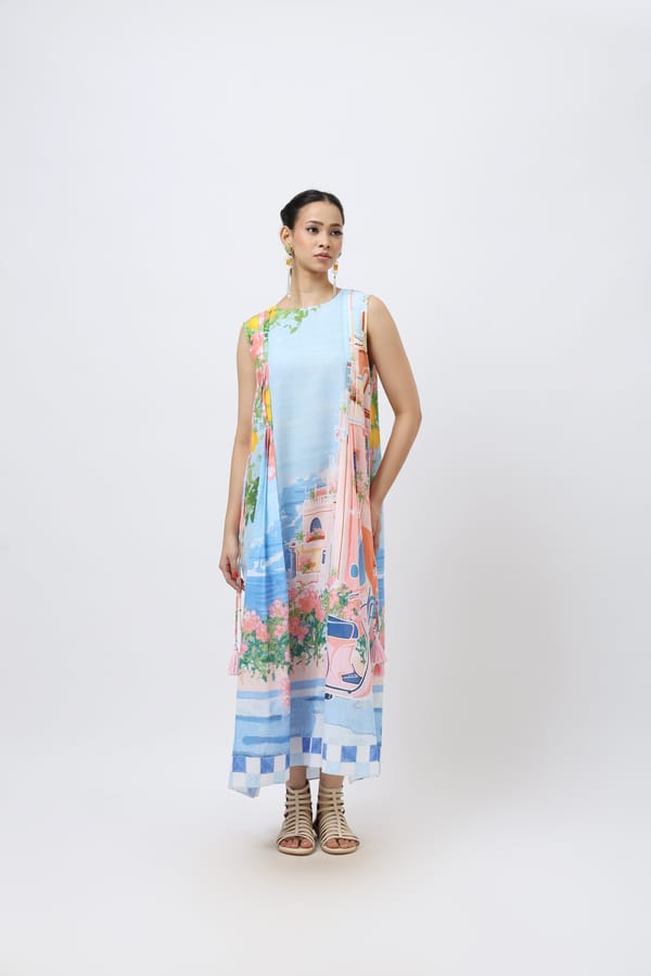 Riveria Maxi Dress — Jungle Marigold
