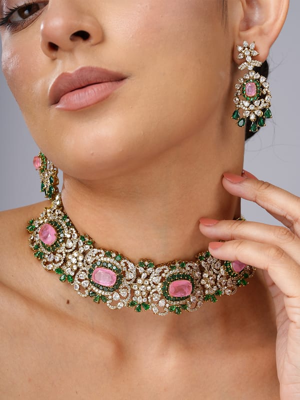 Pink Regent Necklace — Cao Jewellery