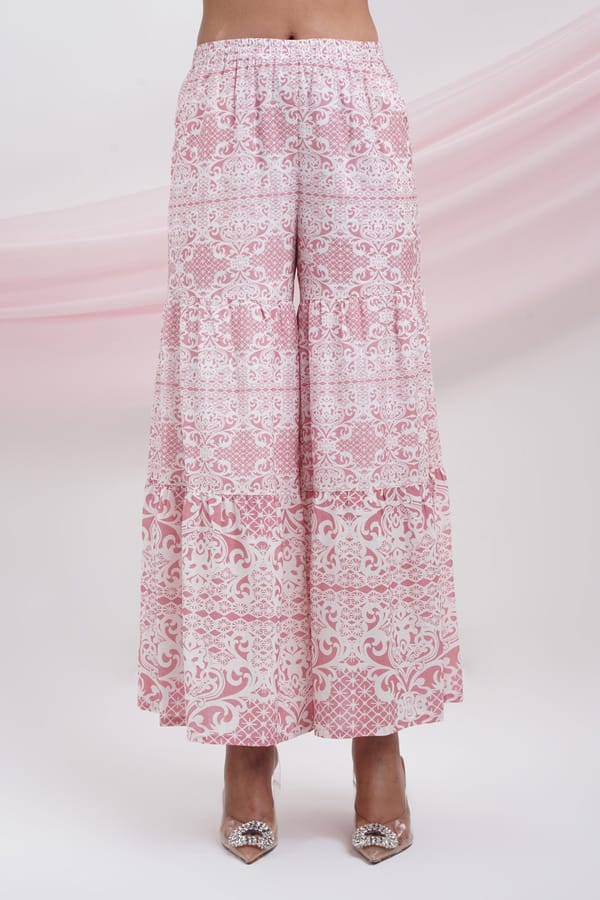 Moving On Pants-Pink Lace — Chöjé