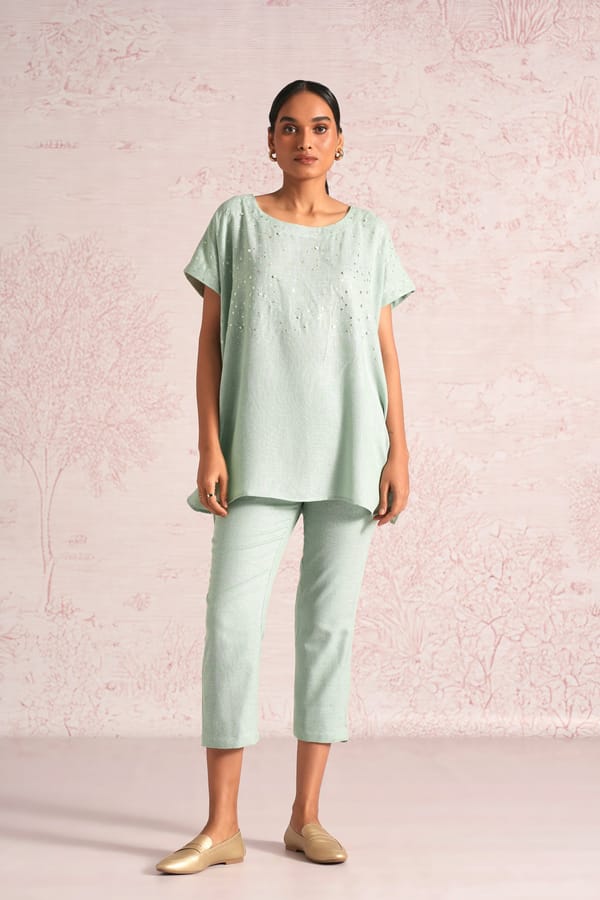 Shimmer Strings Square Co-Ord — Kaveri
