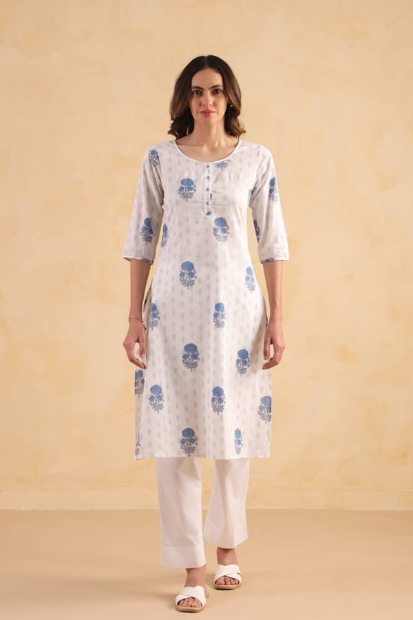 Raagni Cotton Kurta — Ratan Jaipur
