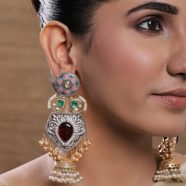 Saanjh Earrings — Viana Jewels