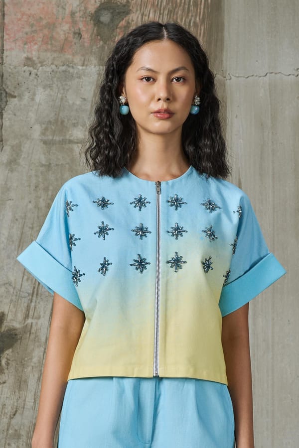 Soft Horizon Kimono Top — Pocketful Of Cherrie