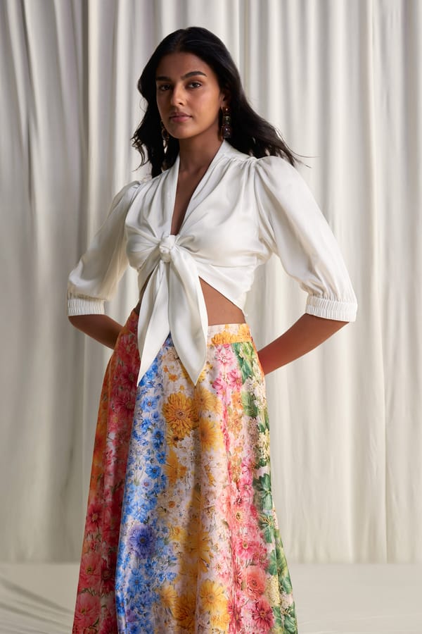 Front-Tie Top — Dash and Dot