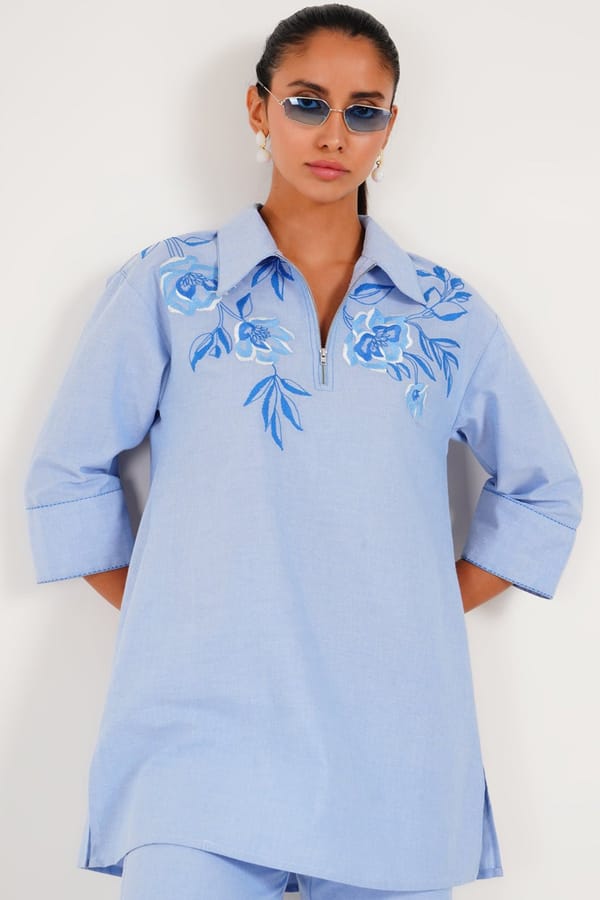 Emberose Azalea Tunic — Western Era