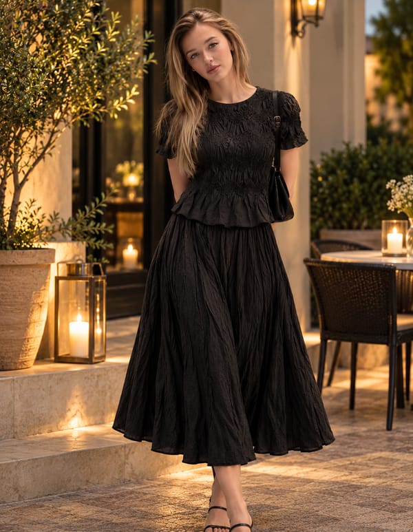 Eser Skirt Set — Pleats by Aruni