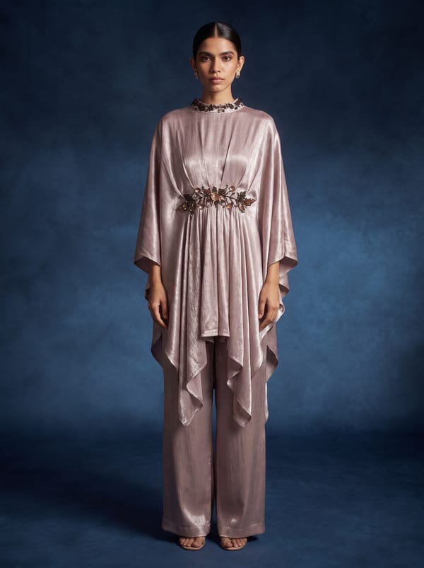 Blush Pink Rosette Co-ord Set — 107 DEGREE