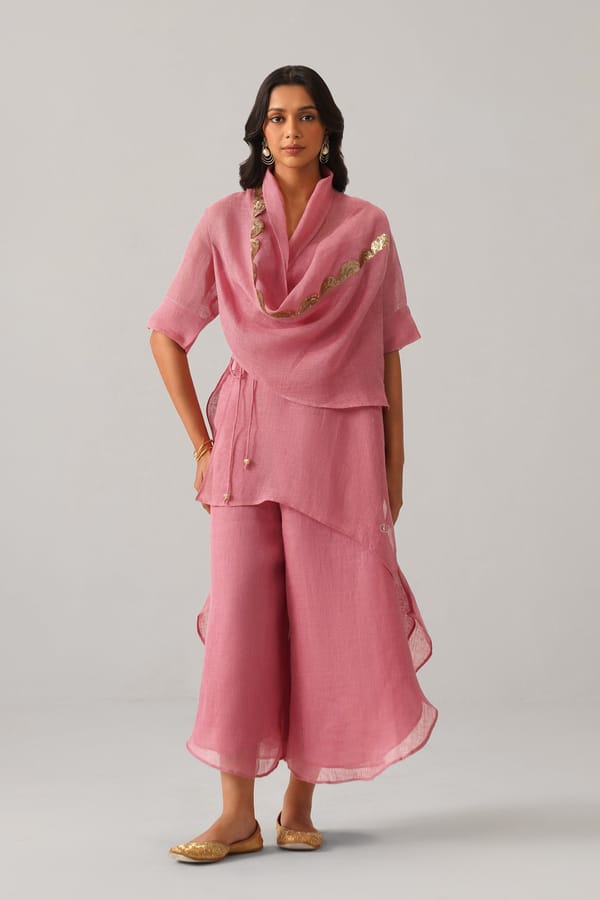 Boho Banno Linen Cape Set — YELL