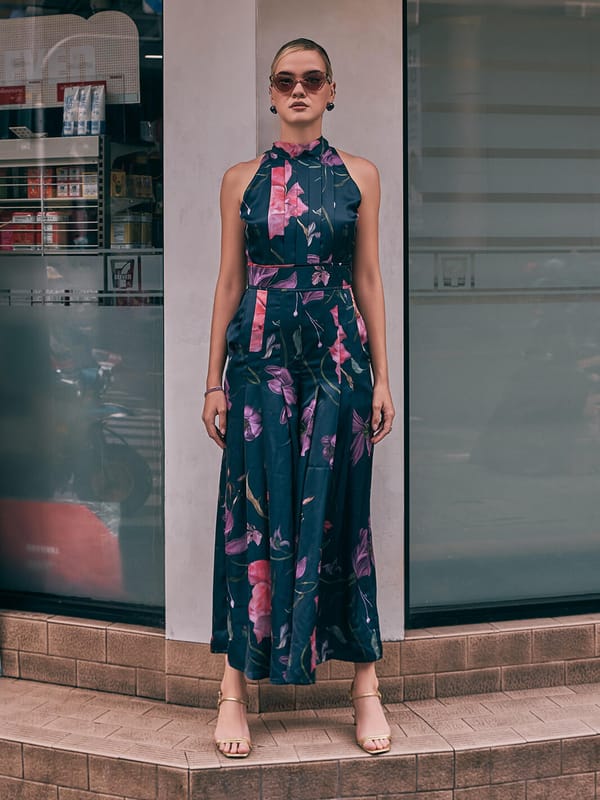 Upper East Pleated Jumpsuit — HOUSE OF FETT