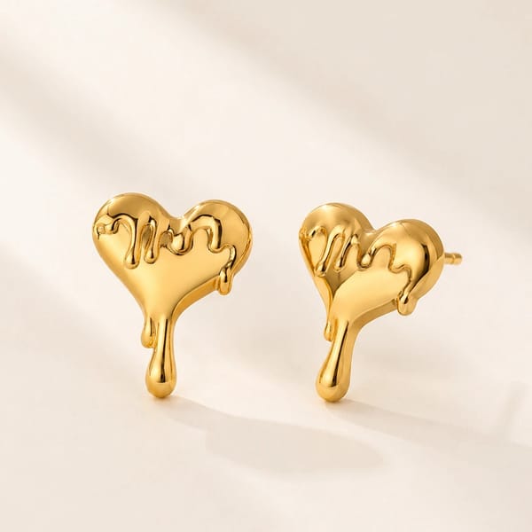 Scripted Love Earrings — Nam Jewels