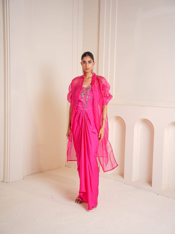 Iora Drape Jacket Set — Sakshi G Chawla